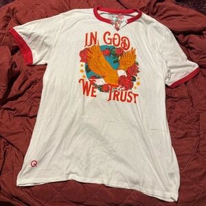 NWT-Rodeo Quincy In God We Trust Graphic Tee-XXL